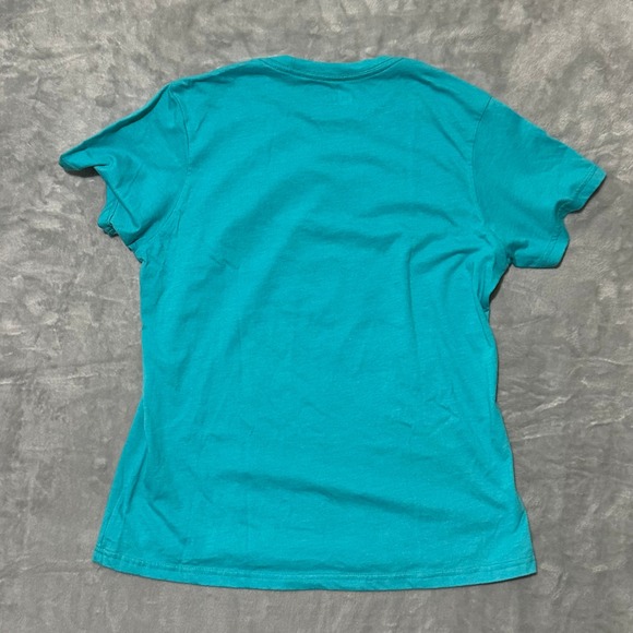 Fachento T Shirt Teal Turquoise Women's Size M "Las Nicas Son Chavals Fachentas" - Picture 5 of 6